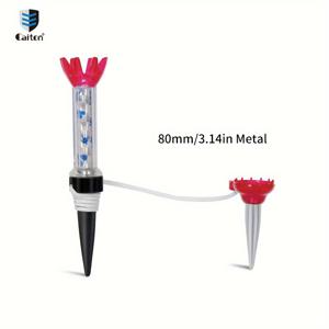 TEMU 오버 아이스 문 케이튼 골프 엄마와 아이들용 볼 티, 80mm/3.2인치 자석 볼 티, 골프 액세서리, 블루/레드/옐로우 색상 가능, 공의 비행 거리 증가, 공 기술 향상