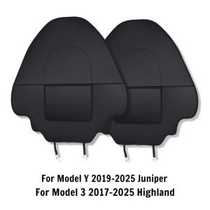 TEMU Tesla 모델 Y 2019-2025 /모델 3 2017-2025 Highland 시트 등받이 보호 매트, 풀 시트 앤티 킥 패드, 뒷좌석 스크래치 방지 보호 커버, 차량 내부 장식
