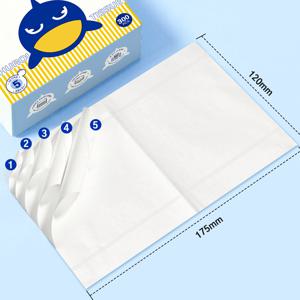 TEMU 5겹 미용티슈 300매 부드러운 데일리 가정용 티슈 대용량