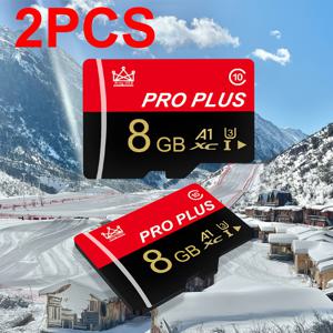 TEMU 2개 세트 메모리 카드 8GB, 4GB, 2GB, 1GB, 512MB, 256MB, 128MB, 64MB TF 카드 - 태블릿/카메라/휴대폰/노트북/PC/차량 오디오/게임 콘솔용 파일 보관에 안전한 플래시 메모리 카드