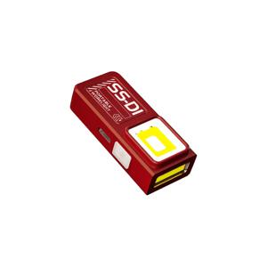 TEMU 미니 듀얼 라이트 LED 손전등 1개, USB 충전식, 마그네틱 베이스, 펜 클립형 비상등, 4가지 조명 모드, 빨간색 및 파란색 경고 COB 사이드 라이트, 다기능 비상등, IPX4