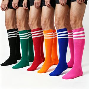 6켤레 봄 여름 신상 통기성 땀 흡수 쉬운 다용도 멀티컬러 블랙 블루 그린 핑크 레드 오렌지 남녀공용 부드럽고 편안한 발목 양말, 땀 방지, 축구 추가