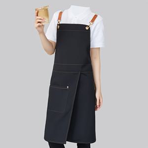 TEMU 1개 캔버스 앞치마 (포켓 포함) - 편안한 걸음걸이를 위한 분리형 스커트 디자인, 레스토랑, 카페 및 꽃집에 적합