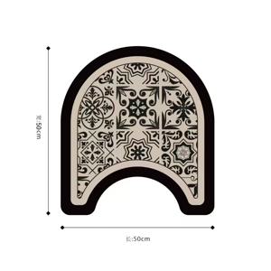 TEMU 블랙 플로럴 규조토 욕실 매트 1/2/3개 단품/세트, 새롭게 디자인된 카펫, 샤워 매트, 심플한 화장실 매트, 가정용 흡수성 매트, 화장실 미끄럼 방지 발매트, 사계절용, 사람들을 위한 최고의 선물
