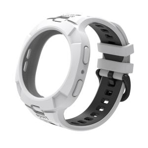 TEMU 삼성 갤럭시 워치8 스트랩 케이스+스트랩 2 in 1 블랙 화이트 컬러 40mm 44mm 2개입