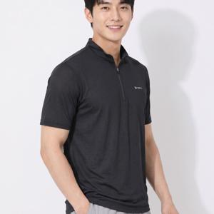 TEMU 남성 시원한 쿨링 메쉬 반팔 집업 티셔츠 쾌적한 데일리 여름티 텐션업(SS31LT048M)