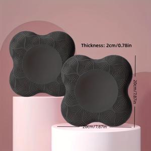 TEMU 2개 세트 미끄럼방지 요가 무릎 패드 - 두꺼운 쿠션으로 단단한 바닥용, , 관절 보호, 홈짐, 플랭크, 스쿼트, 기도용 운동 무릎 지지대