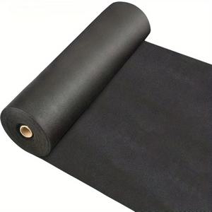 TEMU 헤비 듀티 직조 잡초 방지 패브릭, 블랙 가든 웨드 매트, 조경 및 정원 침대에 적합, 야외 사용 가능 - 자외선 차단, 통기성 좋고 설치가 쉬움