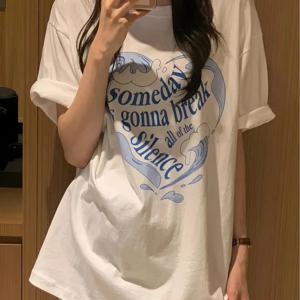 TEMU 여성 Y2K 그래픽 티셔츠 - 