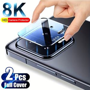 TEMU 2개입 풀커버 카메라 렌즈 보호필름 - Xiaomi 15 Ultra 14 Ultra 15T 15T Pro 14T 14T Pro 14 13 13T Pro 12 12T Pro 11T Pro 11 Lite 5G NE 호환, 9H 강화유리, 쉬운 설치, 초고화질 사진 촬영