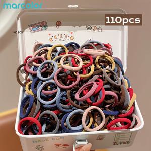 [Marcolor] 110개입, 멀티 컬러 및 멀티 스타일 매칭에 적합, 데일리 무거운 샘플, 작은 고무 밴드, 데일리 사용