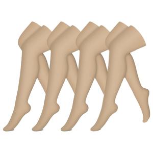 TEMU 4켤레 오버 니즈 압박 양말 다리 길이 여성 남성 하이 베스트 평점 지지 미끄럼 방지 여행 긴 비행기 미디어 압박 여성 친구 어머니 아버지 마드리나 직장 운동 헬스장 스포츠 러닝 하이킹 사이클링 블랙 화이트 피부