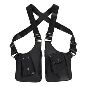 TEMU 슬링 체스트백, 다중 수납공간 슬링백, 남성용 작업복 백팩, 소형 공구용 지퍼백, 키체인