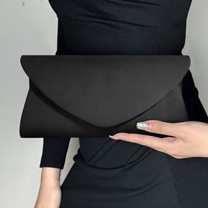 TEMU 솔리드 컬러 벨벳 하트 이브닝 백, 발렌타인데이 데이트 클러치, 웨딩 파티 연회 가방으로 적합