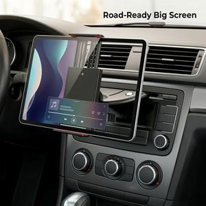 TEMU 차량용 CD 슬롯 휴대폰 거치대 마운트, 조절 가능한 CD 플레이어 휴대폰 스탠드 (차량용), 미끄럼 방지 그립이 있는 핸즈프리 범용 스마트폰 및 미니 태블릿 크래들, 안정적인 시야, 통풍구를 유지