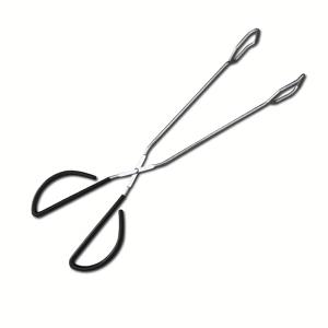 TEMU 1개 초장 스커버 플라이어, 스테인리스 스틸 14.5인치(약 37cm) 긴 두꺼운 스테인리스 스틸 바베큐 클립 - 편안한 그립 디자인 메탈, 바베큐, 셀프 서비스 플라이어 - 내열성, 야외 바베큐, 숯, 불에 적합