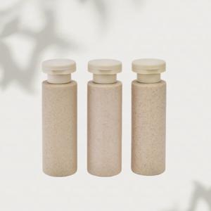 3개 세트 100ml/3.4oz 플립 캡 재사용 가능한 빨대 병, 샴푸, 컨디셔너, 로션, 화장품, 욕실 필수품에 적합한 빈 플라스틱 디스펜싱 병