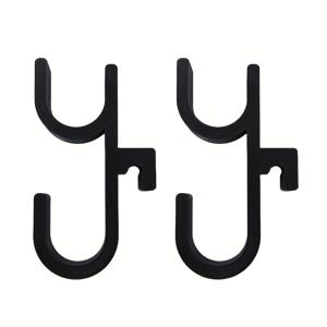 TEMU 2구 자동차 우산 걸이, 범용 트렁크 랙, 우산, 수건, 낚싯대 및 캠핑 장비 보관에 적합, 드릴 불필요, 안전한 설치, 대부분의 차종과 호환