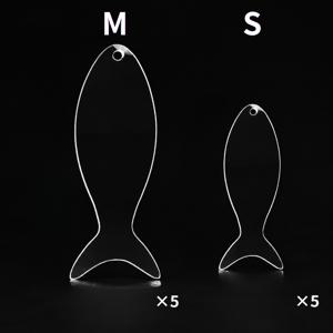 2D 평면, DIY 물고기 모양 아크릴 펜던트 10개, 여름 창의적인 페인팅 패널, 재사용 가능한 물고기 모양 펜던트, 핸드페인팅 활동용 펜던트, 결혼식, 파티, 매장 장식, 집 장식, 가족 활동 등에 적합, 완벽한 선물 할로윈 장식 크리스마스 장식
