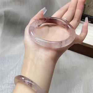 TEMU 아이스 클리어 로즈 퍼플 반지, 독점 디자인, 각 제품은 유니크, 당신을 위한 특별한 선물. 고급스러운 성격의 우아한 반지, 한 개만 존재하는 선물, 발렌타인데이 선물, 어버이날 선물, 여성 패션 반지