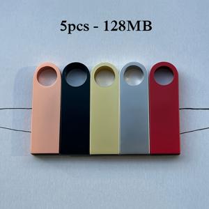 TEMU 5개 미니 USB 플래시 드라이브 메탈 펜 128MB 256MB 512MB 2GB 4GB 8GB 휴대용 USB 드라이브 메모리 플래시 디스크