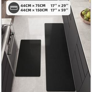 1/2개 주방 매트 쿠션, 주방 러그 세트 미끄럼 방지, 편안한 스탠딩 주방 바닥 매트 세트, 크리스마스 장식 및 크리스마스 선물