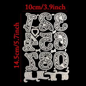 TEMU 새로운 대형 0-9 숫자 날짜 월 연도 금속 커팅 다이 - 스크랩북 앨범, 생일카드 만들기, 종이 공예용