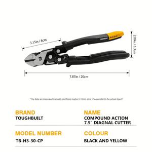 TEMU TOUGHBUILT TB-H3-30-CP 복합 액션 7.5