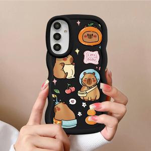 TEMU 휴대폰 케이스 - 카피바라 구울 베이비 폰 케이스 (삼성 갤럭시 A55 A33 A12 A24 A35 A13 A16 A22 A14 A23 A53 A25 A32 A34 A52 A15 A73 A54 커버 쉘)