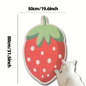 자체 접착 고양이 스크래치 보드, 폴리에스터 소재, 귀여운 만화 캐릭터 등반 매트, 가구 벽 대체용 스크래치 패드, 새끼고양이 발톱 갈기 장식 클라이밍 스티커