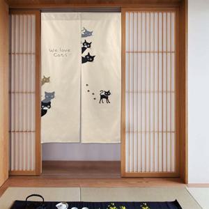 TEMU 1pc 고양이 주제 일본식 커튼, 34x56 인치 - 우아한 고양이 & 별 디자인, 침실, 욕실, 주방 장식에 이상적 - 내구성 있는 리넨 재질, 모든 계절 사용, 고양이 장식