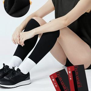 TEMU BYC 2켤레 세트 기모 레그워머, 남자 여자 겨울용 빅사이즈 다리토시, 종아리 방한토시, 보온 스포츠 레그 슬리브, 남성 여성 겨울 발토시, 사이클링 등산 스키 러닝 종아리 발목 워머
