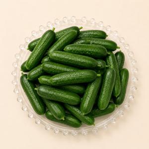 TEMU [쓴맛 없이 달달한] 100% 스낵오이 국내산(미니오이1.5kg내외21-39내외) / 한 손에 쏙 들어오는 부드러운 식감 아이들 영양 간식 야채
