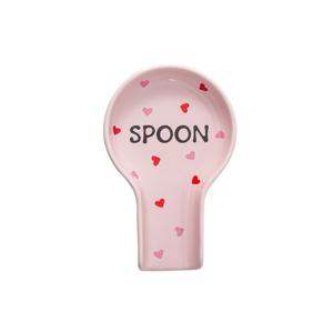 TEMU 1/2개 스토브 세라믹 스푼 홀더, 핑크 하트 모양 주방 카운터탑 스푼 홀더, 주방 카운터탑 장식용, 요리용 스푼 홀더, 스푼, 삽, 스푼 또는 클립 식기 홀더, 주방 도구