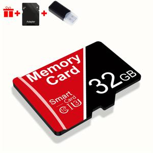 TEMU 카드 리더기 및 어댑터 포함 메모리 카드 64GB 32GB 16GB 8GB, 고속 Micro TF 카드 4GB 2GB 1GB, A1 C10 메모리 TF 카드 (태블릿/카메라/휴대폰/차량 오디오/게임 콘솔용) - 실제 용량, 파일을 안전하게 보관하세요!