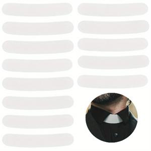 TEMU 1박스 50개 플라스틱 탭 칼라, 성직자 셔츠용 흰색 목걸이 안감 스테이, 29x159x1mm