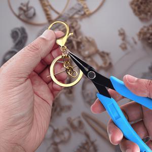 TEMU 고탄소강 뾰족날과 특수팁이 있는 주얼리 플라이어 - 매끄러운 턱날의 정밀 설계, DIY 공예, 와이어 작업, 구슬 꿰기 작업에 적합 - 편안한 그립감, 보석상 및 취미가에게 이상적