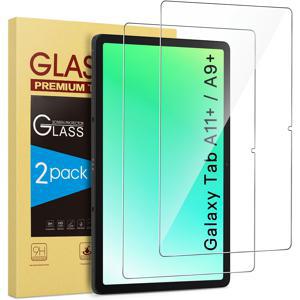 TEMU 삼성 A11 Plus / A9 Plus [11인치 - 2025/2023] 호환 스크린 보호 필름 2매 세트, 태블릿 A11+/A9+ (SM-/X235/236B/X210/X216/X216/X218) 적합 강화 유리, 폰 케이스 호환, 고화질 선명도