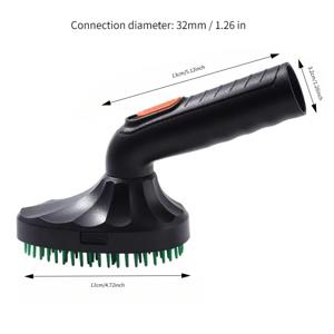 TEMU 32mm 직경 소프트 브러쉬 헤어 펫 헤어 제거 브러쉬 헤드 (로봇 청소기용) - 펫 툴 브러쉬 액세서리, 강아지 주인에게 적합, 비전기식, 내구성 플라스틱