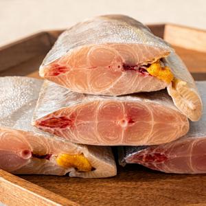 TEMU 두툼하고 신선한 5지 왕갈치 1팩 특대 먹갈치 토막 생선구이 갈치조림용 밥반찬 선물용