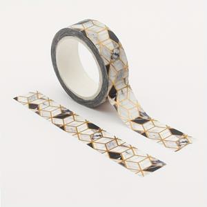 TEMU 1롤 1개 15mm x 10m 대리석 핫 스탬핑 테이프, 사무용품 스티커