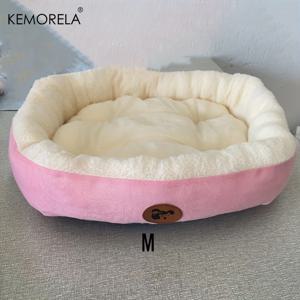KEMORELA 두꺼운 플러시 고양이 및 강아지 둥지, 가을/겨울 따뜻한 둥지, 원형 애완 동물 둥지, 깊은 수면 강아지 매트 고양이 둥지, 다양한 크기, 소형, 중형 및 대형견에 적합