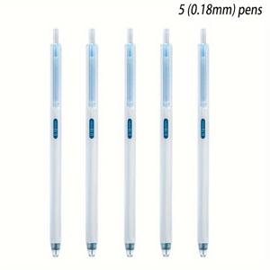 0.18mm, 0.28mm 및 0.38mm 미세한 포인트 펜, 빠른 건조, 내구성 있는 리퀴드 잉크 롤러볼펜, 플라스틱 소재, 학생 및 사무용 적합