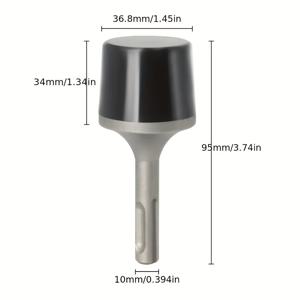 SDS-PLUS 후크 헤드가 있는 고무 말렛, 열 분배, 수도 공급, 타일 깔기, 목공, 자동차 수리, 얇은 스틸 판 처리 및 철판 평평하게 만들기, 작업을 쉽게 하여 흔적을 남기지 않음