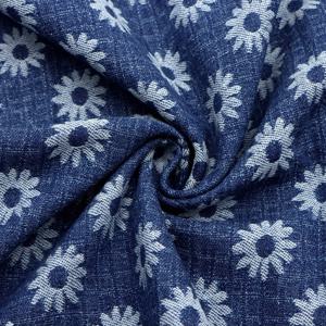 TEMU 1개 데이지 체크무늬 프리워시드 데님 원단 - 66. 19.68 인치 (170 X 50cm) DIY 공예 프로젝트, 지갑 만들기, 가방, 파티 장식, 테이블보, 선물 포장, 쿠션 및 가구 커버용