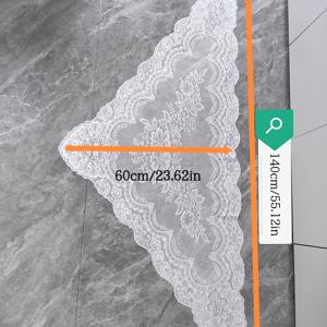 TEMU (130cm*60cm)/1개 순수 수제 핸드컷 DIY 레이스 트림, 의류, 모자, 소파, 헤드웨어, 액세서리, 램프 갓, 테이블보, 숄더 익스텐션, 스커트 밑단 익스텐션, 의류 장식용
