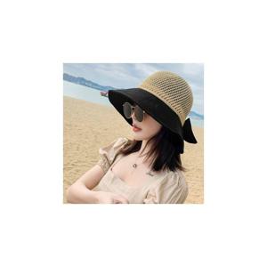 *당일출고* 여성 투톤 여름 밀짚 라탄 버킷햇 벙거지 모자