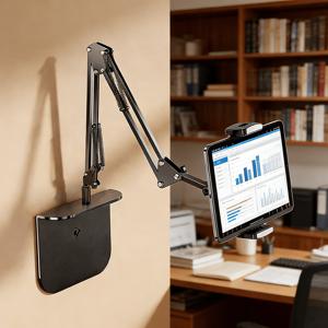 TEMU 태블릿 스마트폰 호환 다각도 조절 거치대 내구성 설치 공간 절약 침대용 핸드폰 태블릿 스탠드 슬림소녀