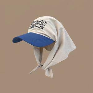 TEMU 2026년 신상 멀티컬러 헤드스카프 밴드 야구 모자 여성 여름 트렌디 패션 레터 자수 햇빛 가리개