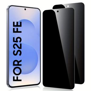 갤럭시 S25 FE 호환 액정 보호 필름 2매 세트 (2개), 풀 커버리지 강화 유리, 스크래치 방지, 기포 방지, 낙하 방지, 간편한 부착